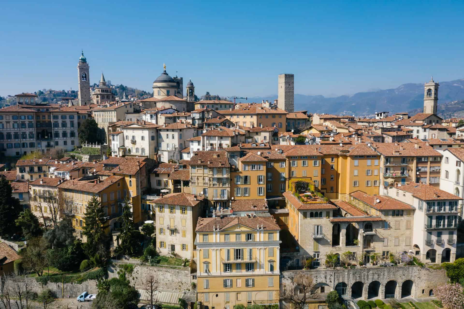 Vista panoramica di Bergamo